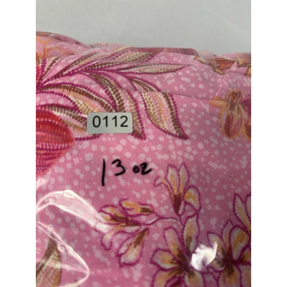 LOFT Pink Floral‎ Dress Large Boho Romantic Cottagecore Tassel Waist Mini - Picture 13 of 13